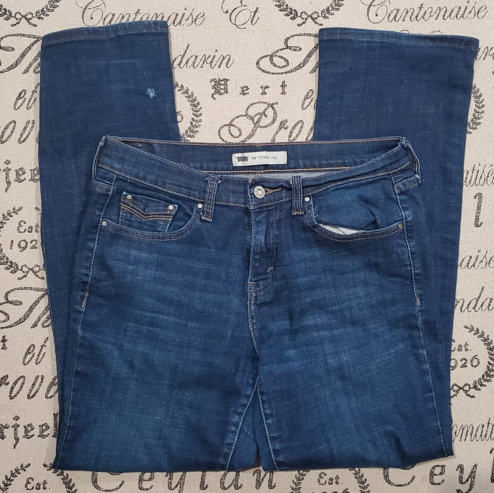 Levi's 505 Straight Leg Jeans Size 6S